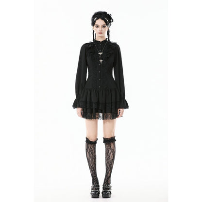 Dark in Love Desdemona Victorian Mini Dress