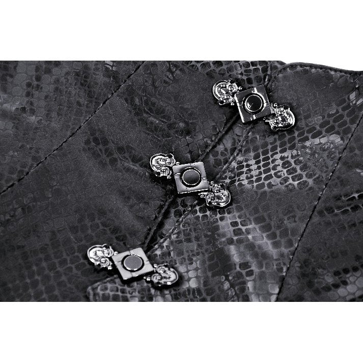 Dark in Love Amalia Snake Skin Effect Collar - Kate's Clothing