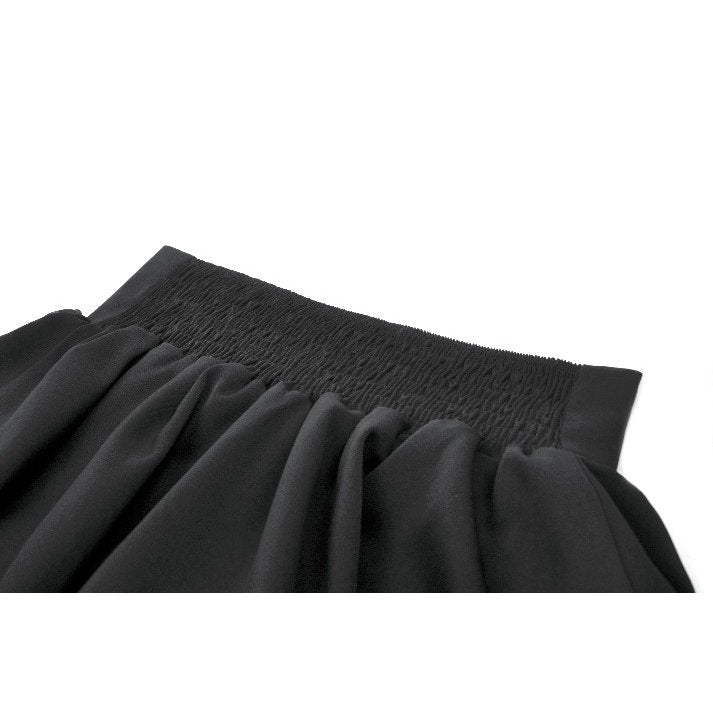 Dark in Love Lolita-Inspired Ruffled Mini Skirt in Black