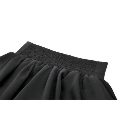 Dark in Love Lolita-Inspired Ruffled Mini Skirt in Black