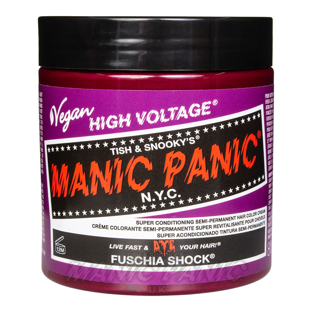 Manic Panic High Voltage Classic Colour Hair Dye - Fuschia Shock Large Pot (237ml / 8oz)