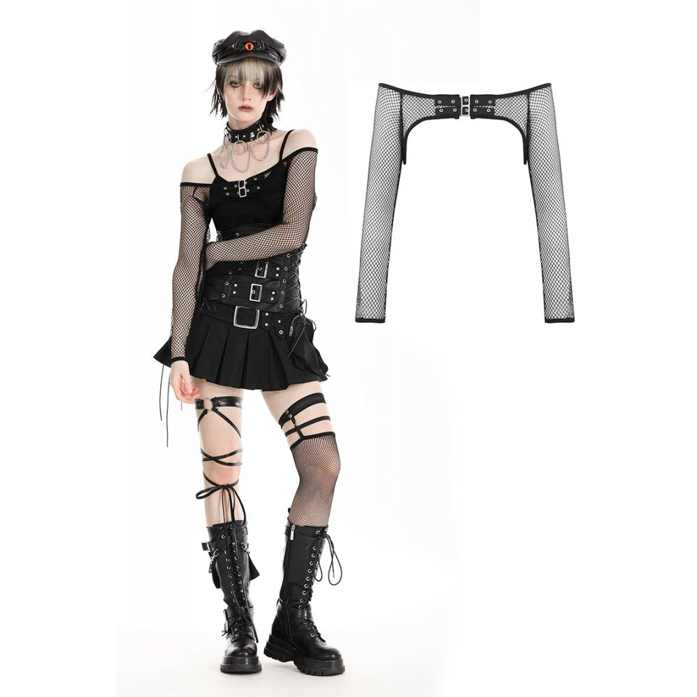 Dark in Love Oriana Fishnet Sleeves - Kate's Clothing
