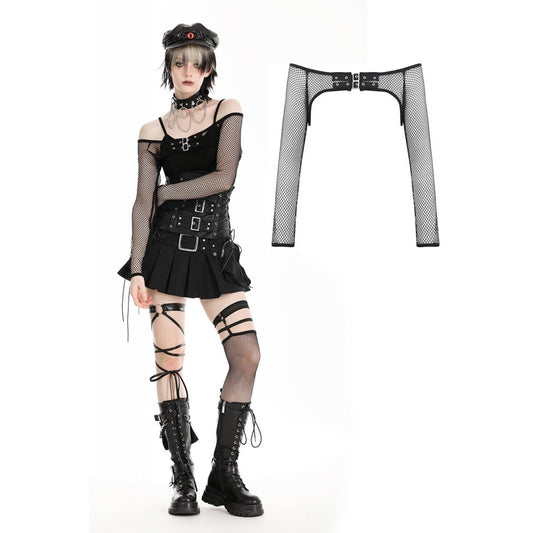Dark in Love Oriana Fishnet Sleeves - Kate's Clothing