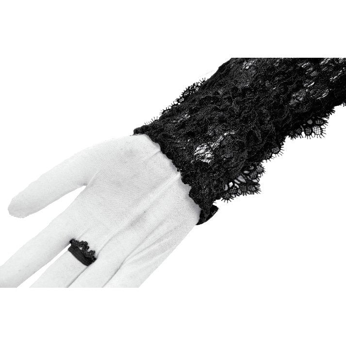 Romantic gothic gloves for formal wear