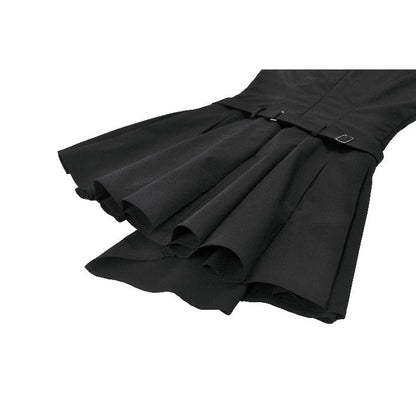 Dark in Love Cassia Buckled Pleated Dress