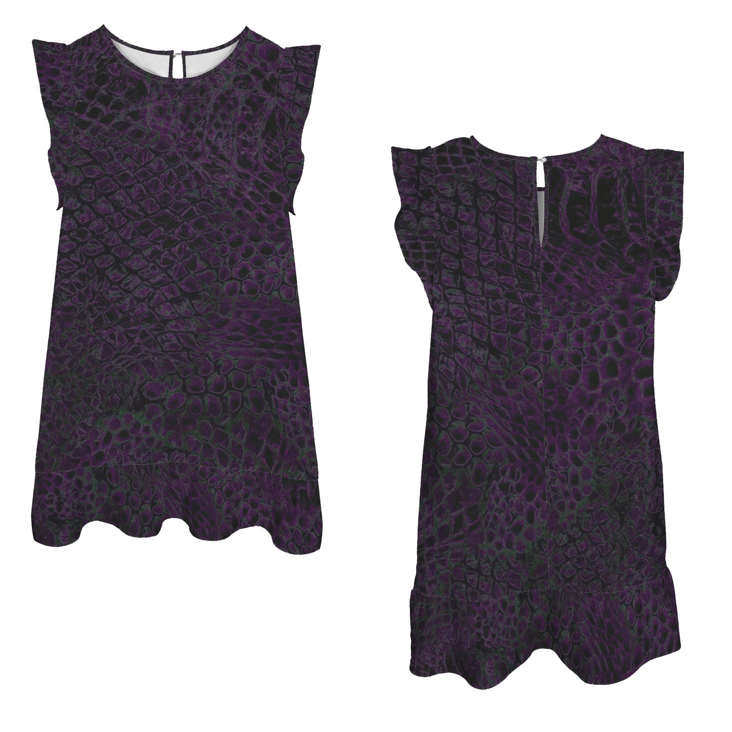 ANTIBrand Hydra Skin Ruffle Mini Dress