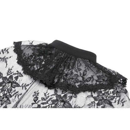 Dark in Love Bellatrix Lace Ruffle Capelet