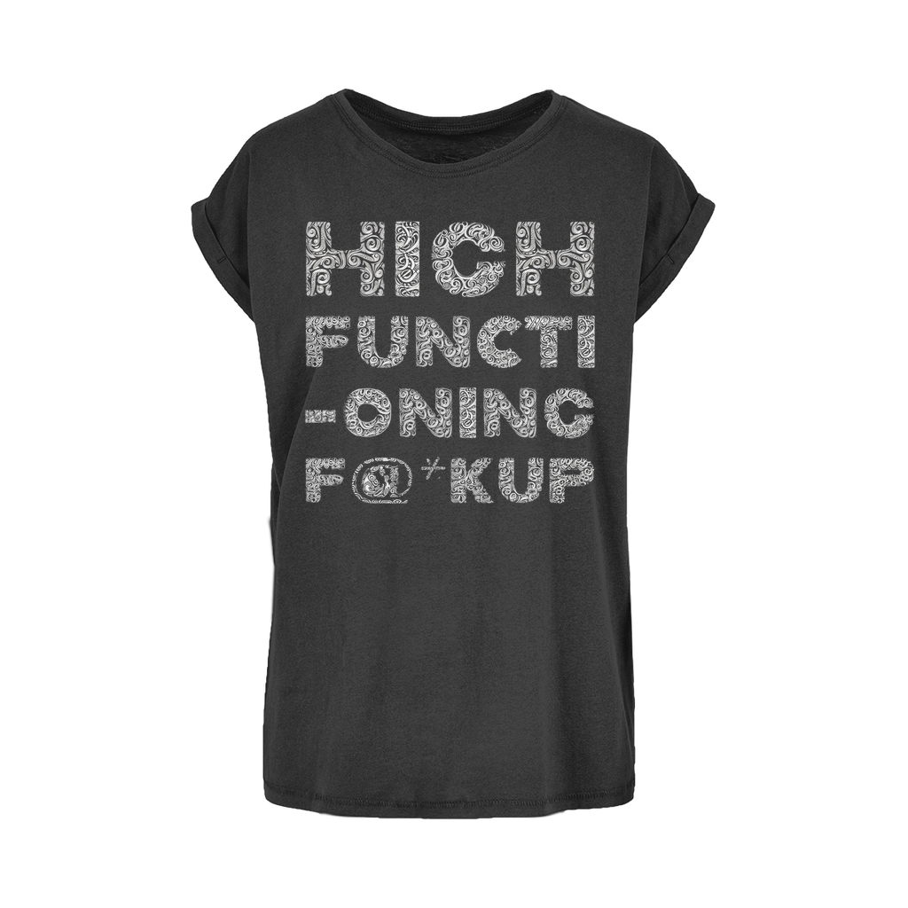 High Functioning Women's Extended Shoulder T-Shirt XS-5XL - Kate's Clothing