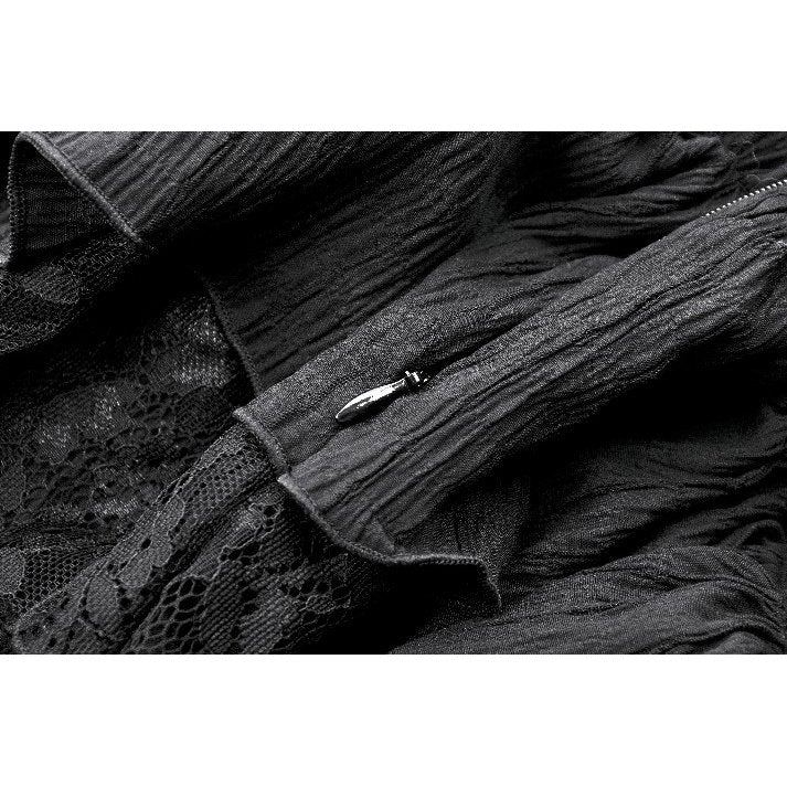 Dark in Love Cordelia Gothic High-Low Layered Skirt