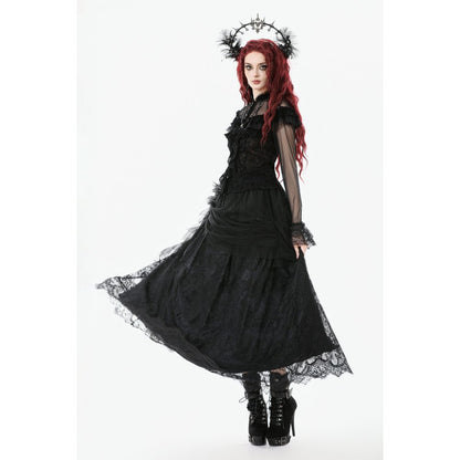 Dark In Love Seraphina Gothic Tulle Maxi Skirt