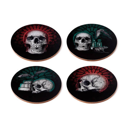 Gothic Gifts Gothica Set of 4 Cork Coasters