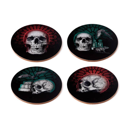 Gothic Gifts Gothica Set of 4 Cork Coasters