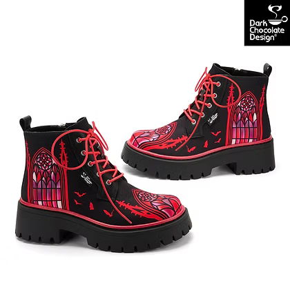 Hot Chocolate Design Vampire Court – Chunky Platform Boots