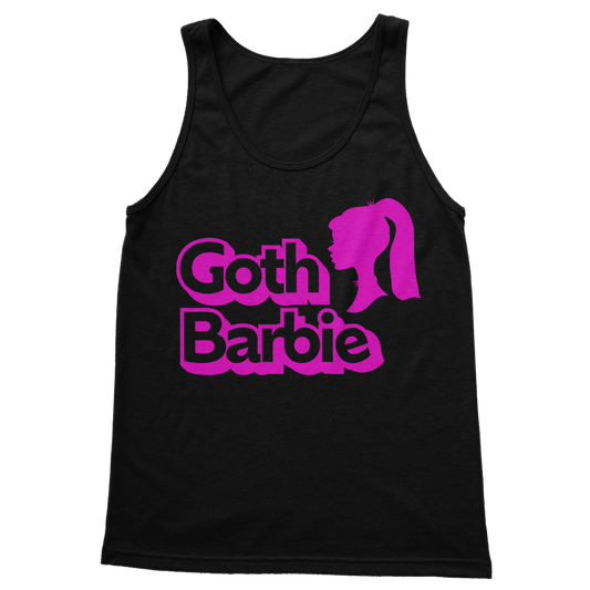 ANTIBrand Goth Barbie Pink Ladies Vest Top
