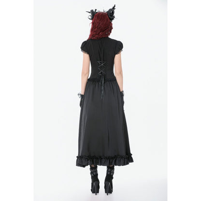 Dark in Love Belladonna Floor-Length Goth Skirt