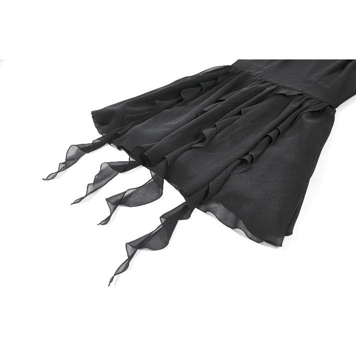 Dark in Love Nocturnal Crescent Chiffon Dress
