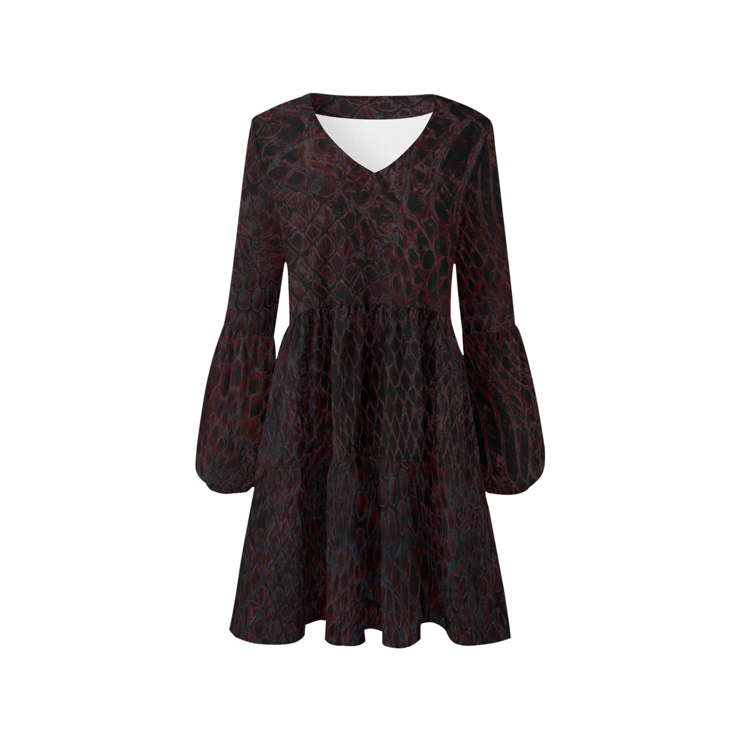 ANTIBrand Shedding Skin Wyvern Skin Tiered Dress