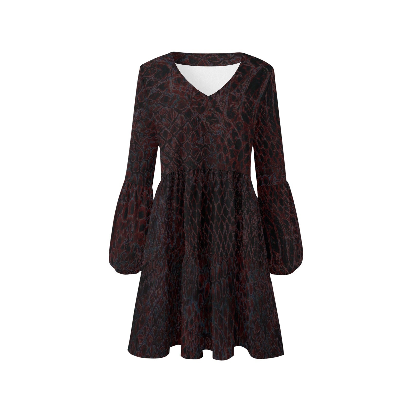 ANTIBrand Shedding Skin Wyvern Skin Tiered Dress