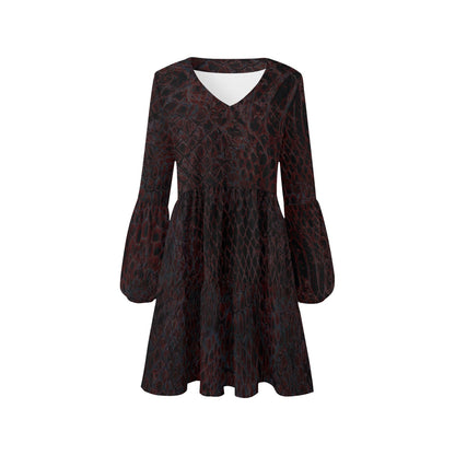 ANTIBrand Shedding Skin Wyvern Skin Tiered Dress