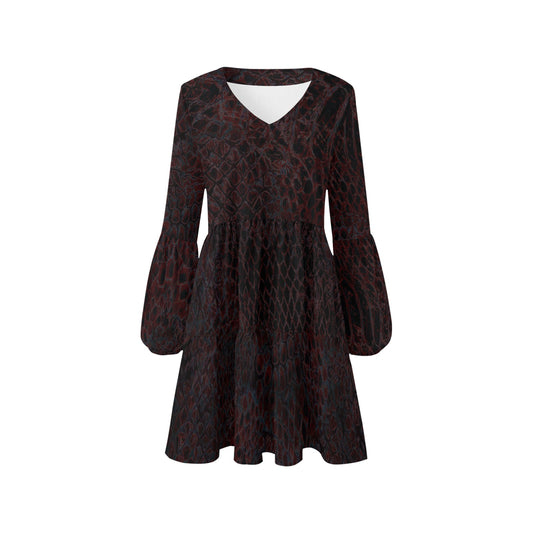 ANTIBrand Shedding Skin Wyvern Skin Tiered Dress