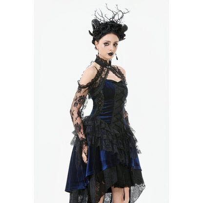 Dark in Love Thalassa Floral Lace Draped Arm Sleeves