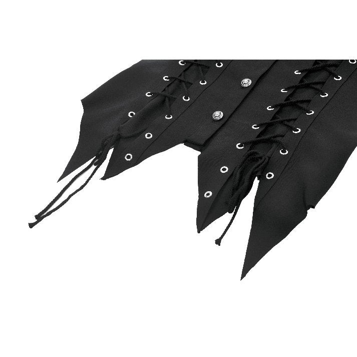 Dark in Love Ruptured Lace-Up Punk Shirt