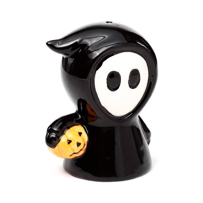 Gothic Gifts Skull Boy & Ghost Boy Ceramic Salt & Pepper Set