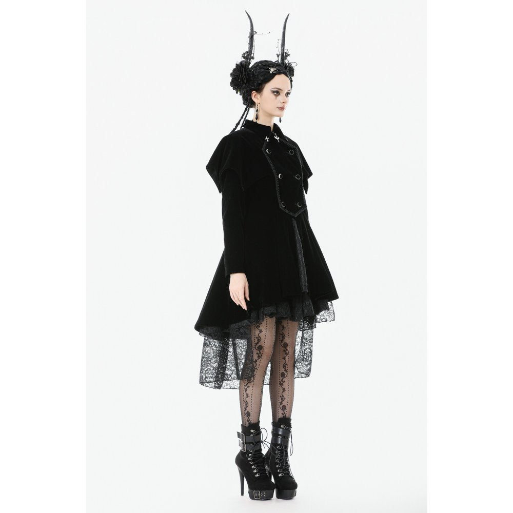 Dark in Love Lilith Officer Velvet Coat