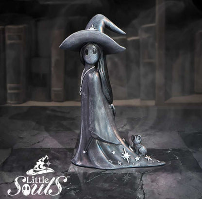 Nemesis Now Little Souls “Sparkle” Witch Figurine with Frog (11.5cm)