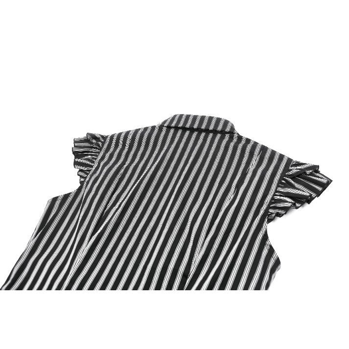 Dark in Love Crow Emblem Swallowtail Blouse
