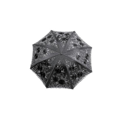 Dark in Love Belladonna Embroidered Folding Parasol