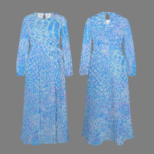 ANTIBrand Shedding Skin Spectral Scale Maxi Dress
