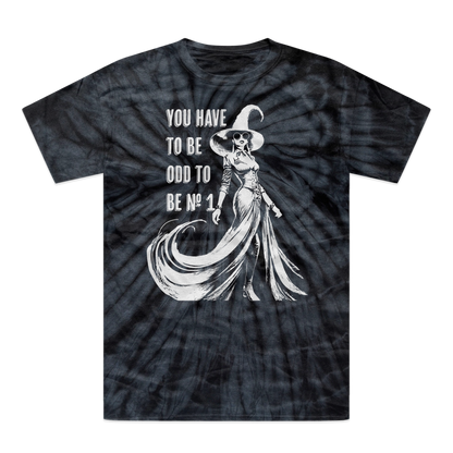You Have to be Odd to be No. 1 Tonal Spider Tie-Dye T-Shirt - Kate's Clothing