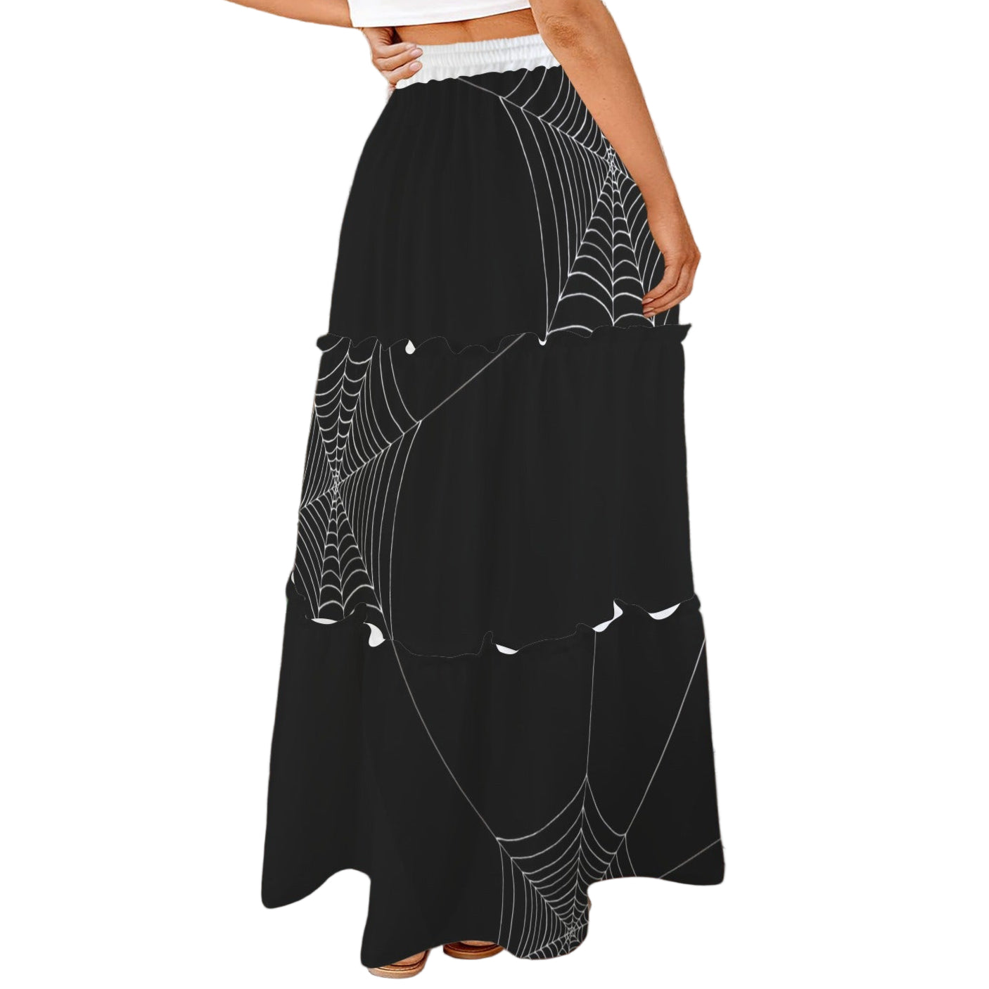 ANTIBrand Caught Up in Your Web Maxi Skirt