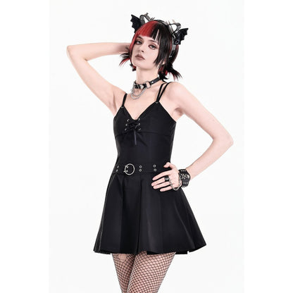 Dark in Love Crypt Rebel Pleated Dress