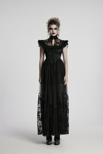 Punk Rave Seraphina Goth Flying Sleeve Dress