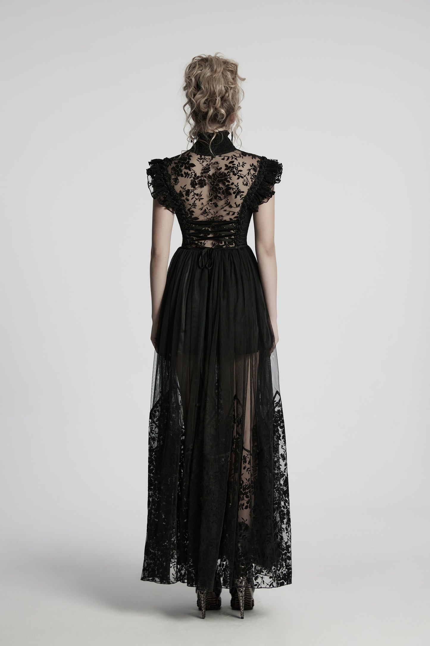 Punk Rave Seraphina Goth Flying Sleeve Dress