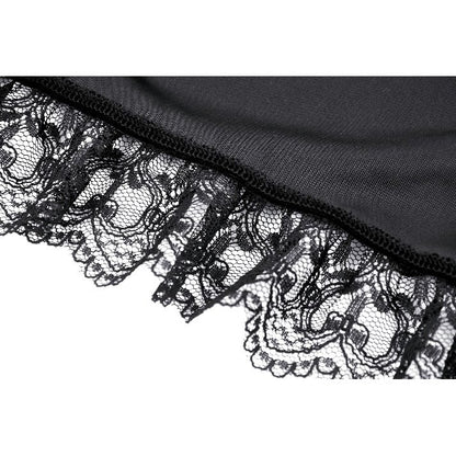 Dark in Love Lavinia Elegant Shrug in Velvet and Lace - Kate's Clothing