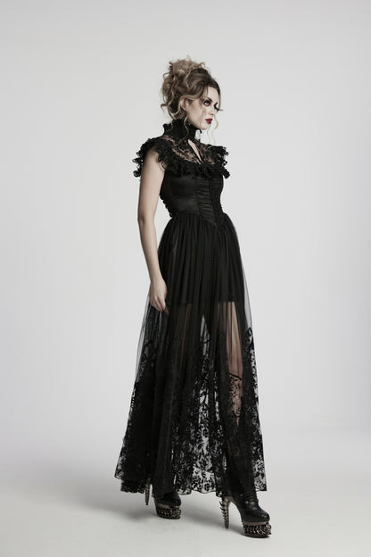 Punk Rave Seraphina Goth Flying Sleeve Dress