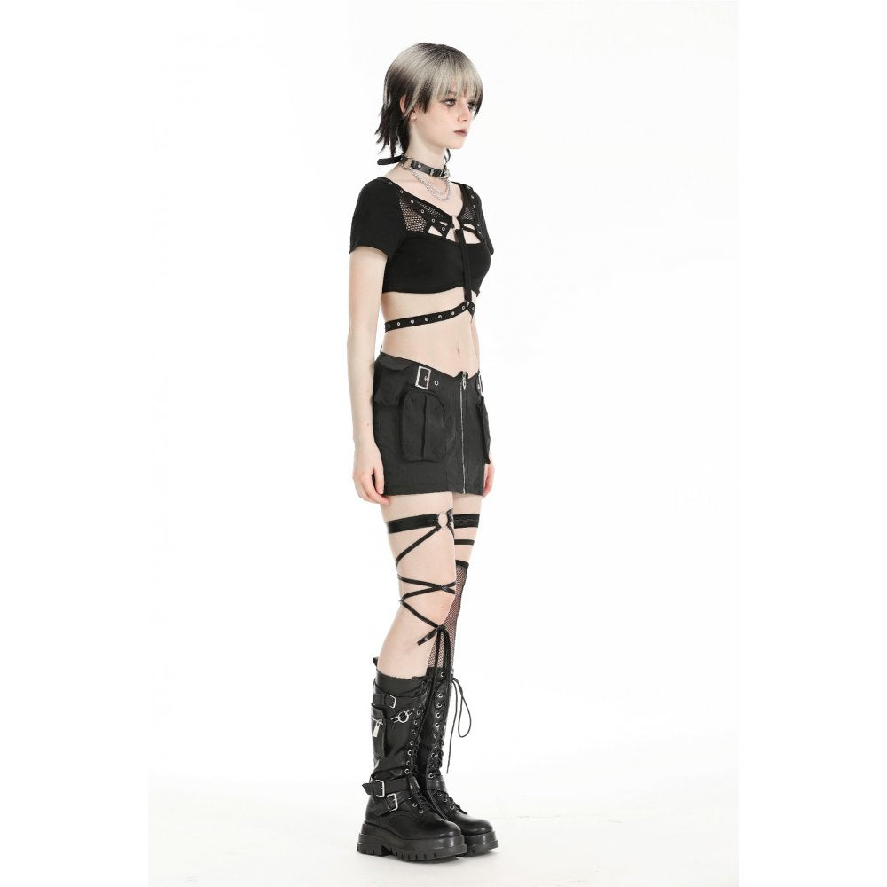 Dark in Love Calantha Crop Top - Kate's Clothing