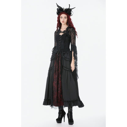 Dark In Love Lilith 3D Lace Bell Sleeve Cape