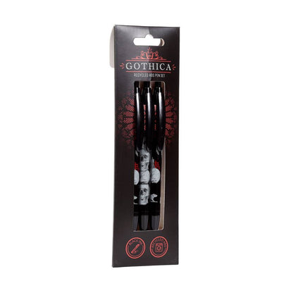 Gothic Gifts Gothica Recycled ABS (RABS) Pen Set of 3