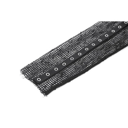 Dark in Love Punk Mesh Hollow-Out Hooded Top