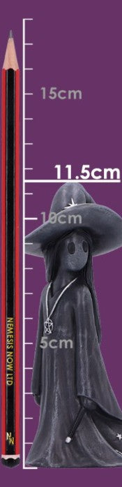 Nemesis Now Little Souls “Sparkle” Witch Figurine with Frog (11.5cm)