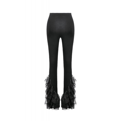 Punk Rave Goth Flare Leggings