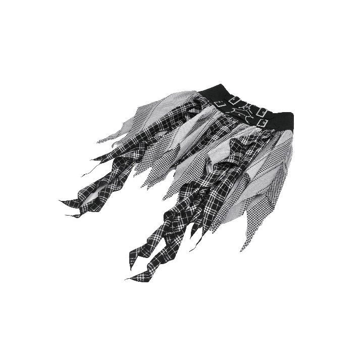 Dark in Love Morrigan Punk Patchwork Skirt