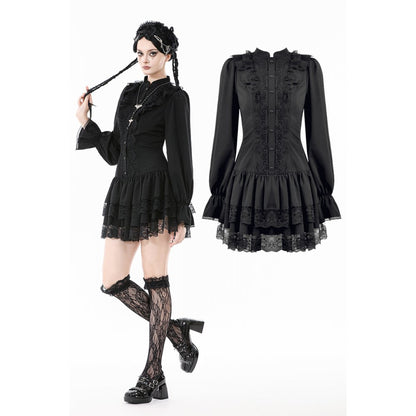 Dark in Love Desdemona Victorian Mini Dress