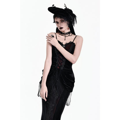 Dark in Love Widow’s Web Corset Cami Top
