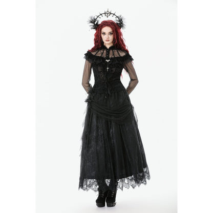 Dark In Love Seraphina Gothic Tulle Maxi Skirt
