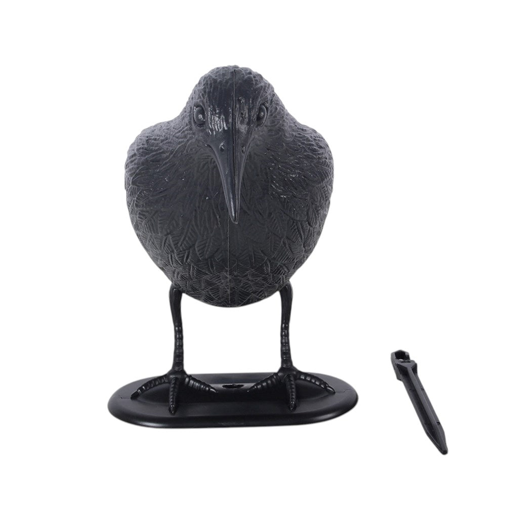 Gothic Gifts Black Crow Decoration with Ground Spike